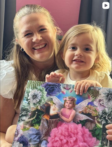 Treasured moments with mom